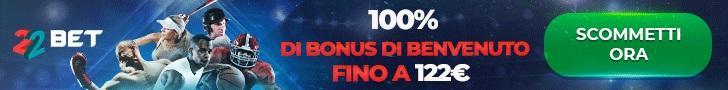 22bet scommesse