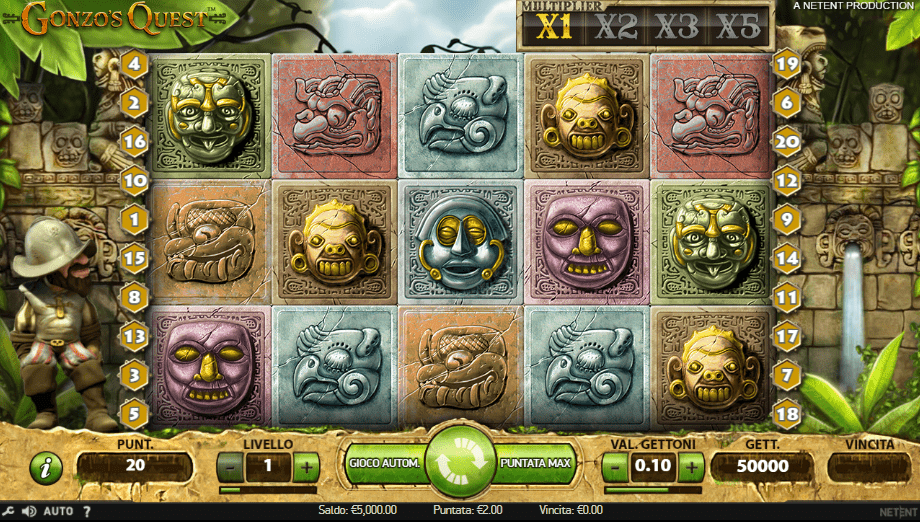 recensione slot gonzo's quest