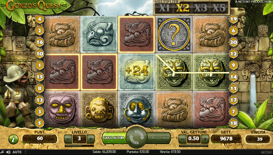 recensione slot gonzo's quest