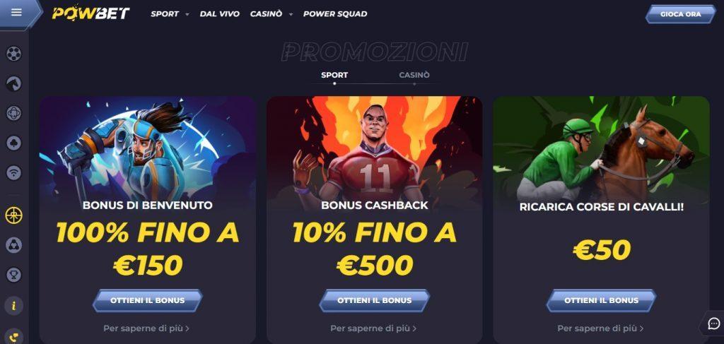 powbet bonus