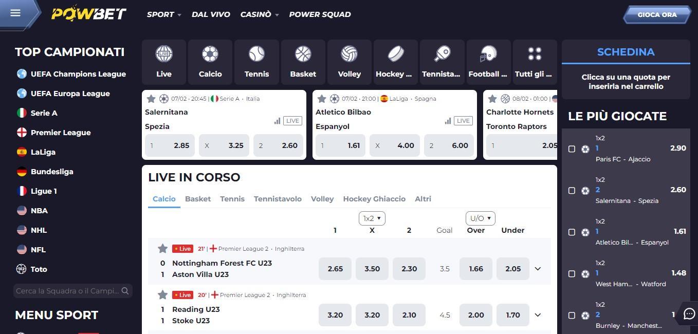 powbet recensione