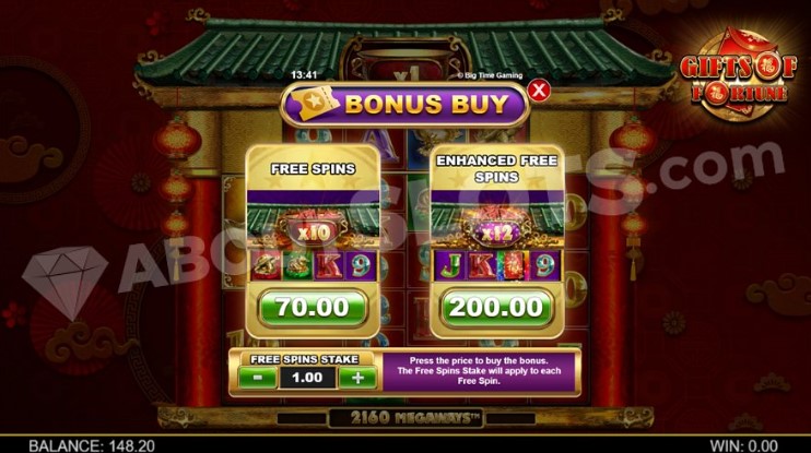 slot gift of fortune megaways
