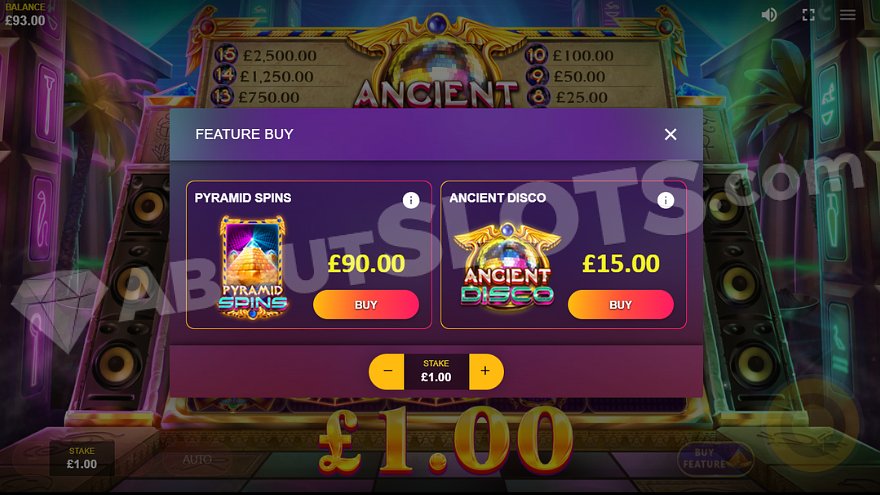 recensione slot Ancient Disco