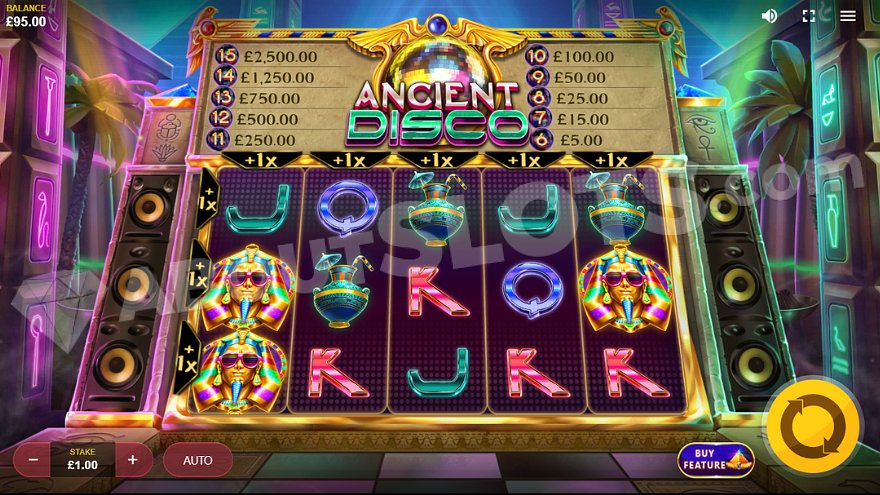 recensione slot Ancient Disco
