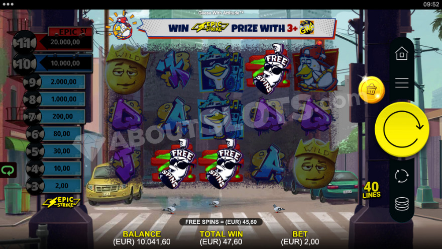 recensione slot Geese With Attitude