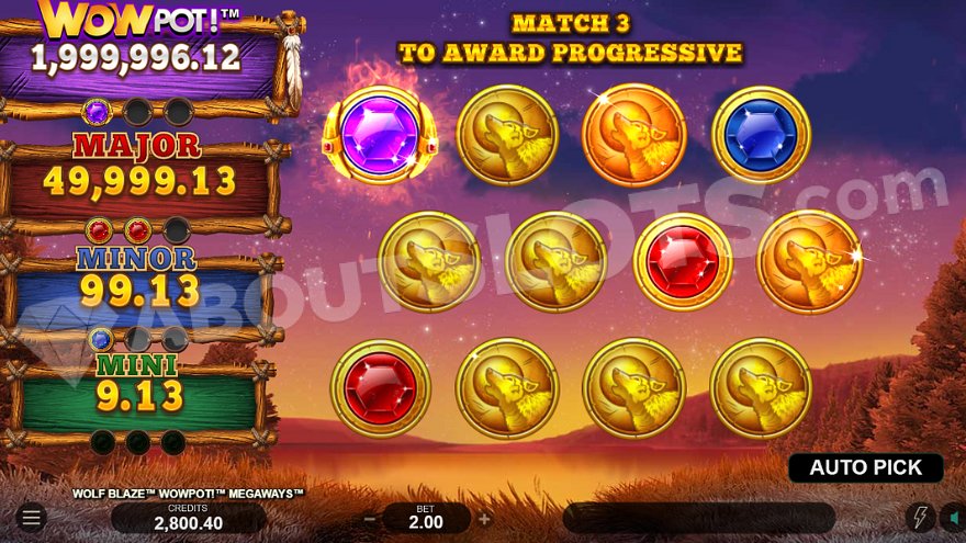 recensione slot Wolf Blaze WOWPOT Megaways