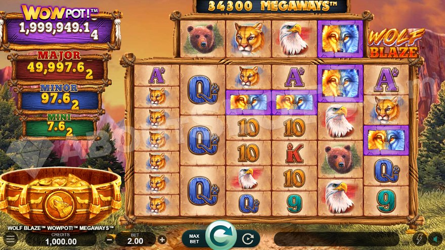 recensione slot Wolf Blaze WOWPOT Megaways
