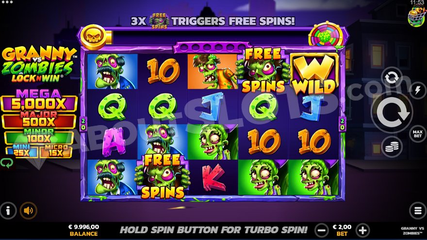 recensione slot Granny VS Zombies