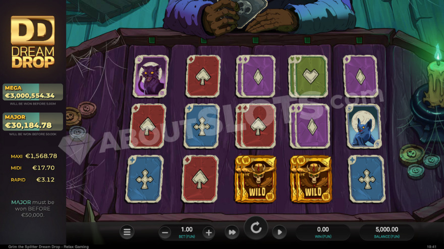 recensione slot Grim the Splitter Dream Drop