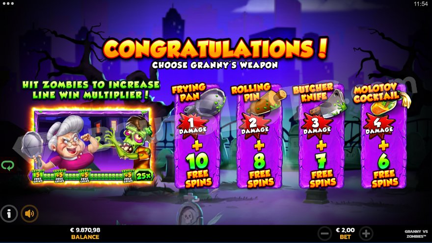 recensione slot Granny VS Zombies