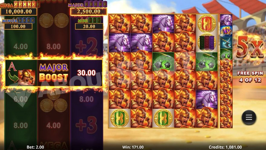slot Action Boost Gladiator