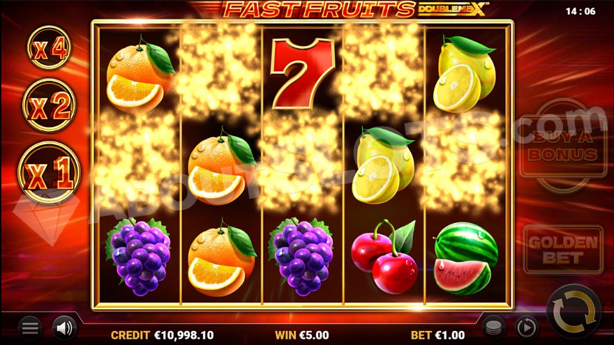slot Fast Fruits Doublemax - Vittoria a cascata