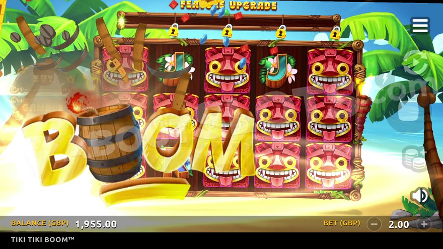 slot Tiki Tiki Boom - Funzione Wild Boom
