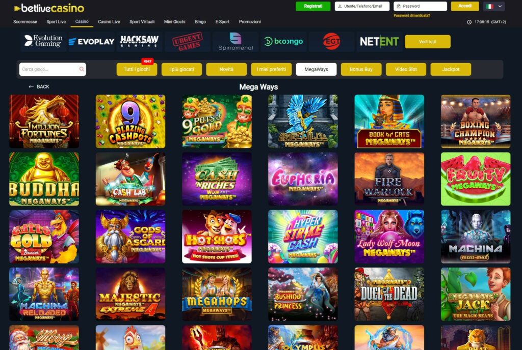 BetLive Casino slot