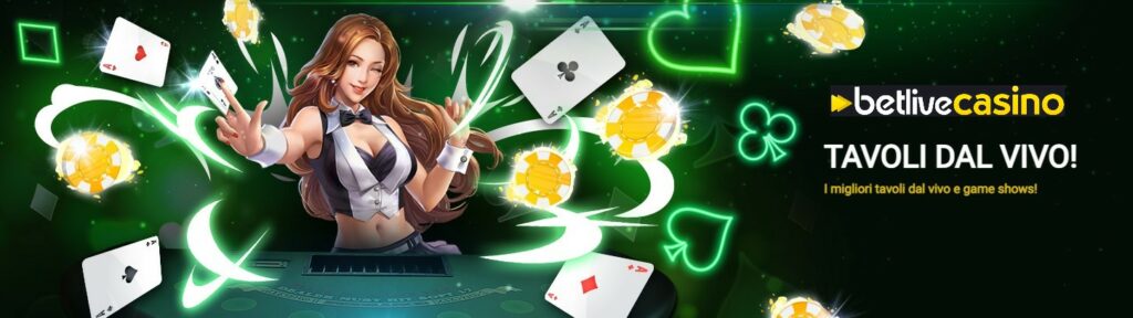 betlive bonus casino live
