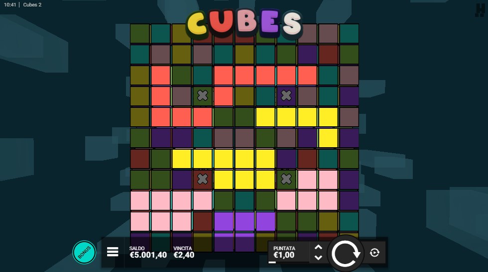 slot Cubes 2 - Griglia espandibile