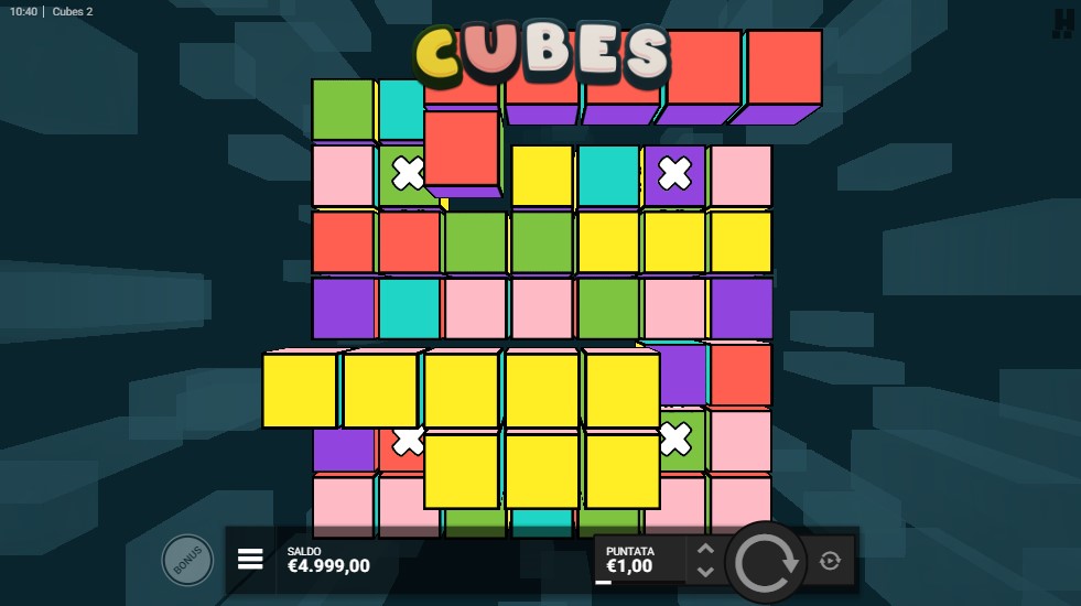 slot Cubes 2 - in funzione