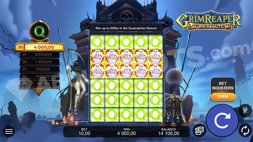 slot Grim Reaper Supermatch - Grande vincita