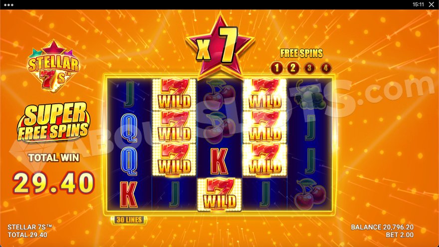 slot Stellar 7s - Super giri gratis
