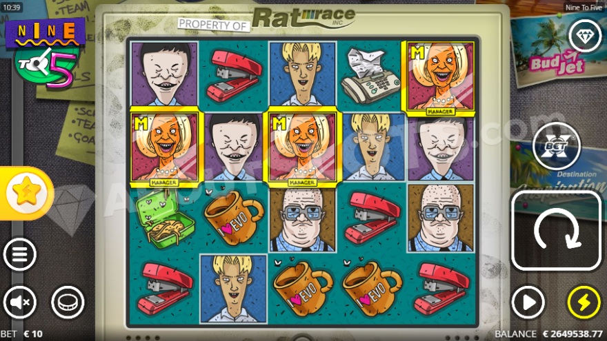 recensione slot Nine To Five