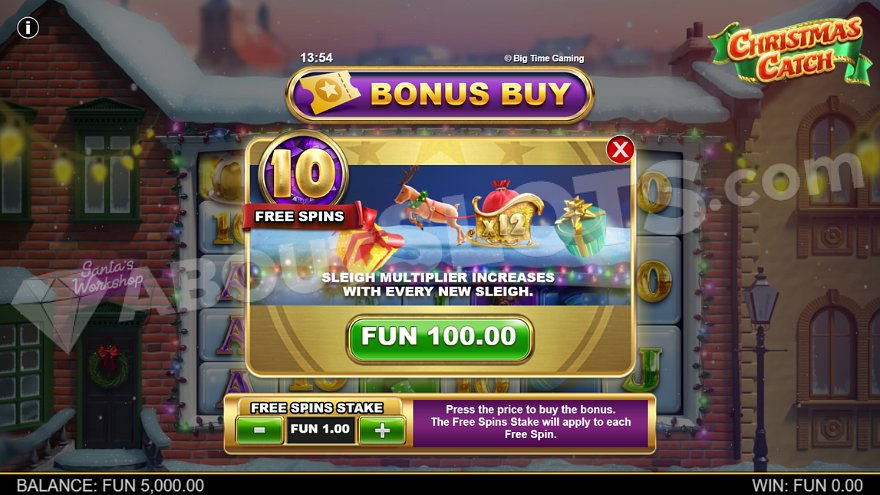 slot Christmas Catch - Acquisto Bonus