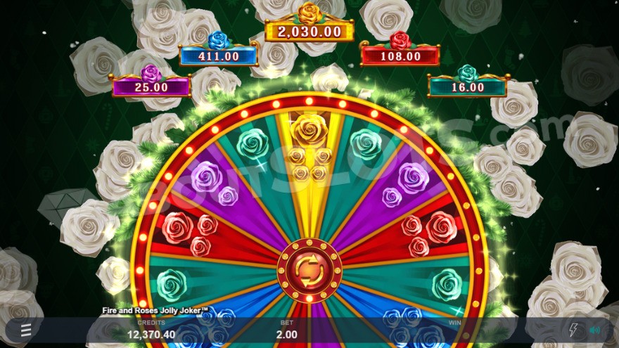 slot Fire and Roses Jolly Joker - Ruota del Jackpot