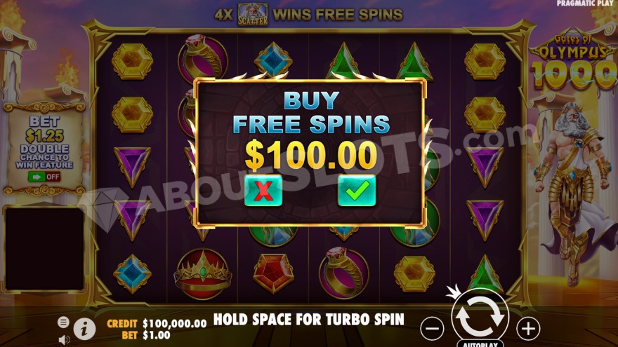 slot Gates of Olympus 1000 - Acquisto Bonus