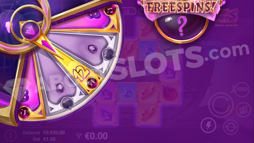 slot GemPops - Ruota delle scommesse