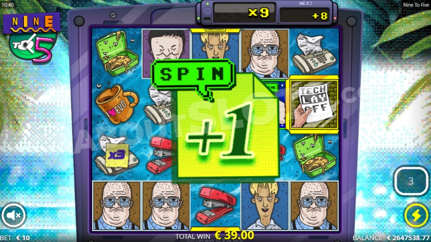 slot Nine To Five - Giri della Torre d'Avorio