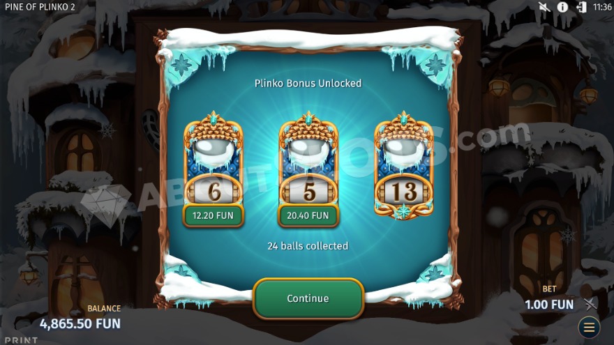 slot Pine of Plinko 2 - Scatter Re-Roll