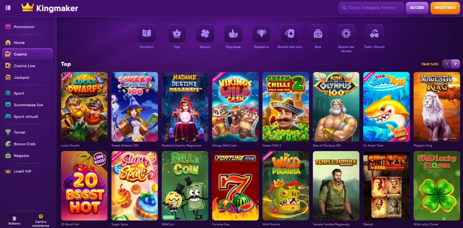 Kingmaker casino