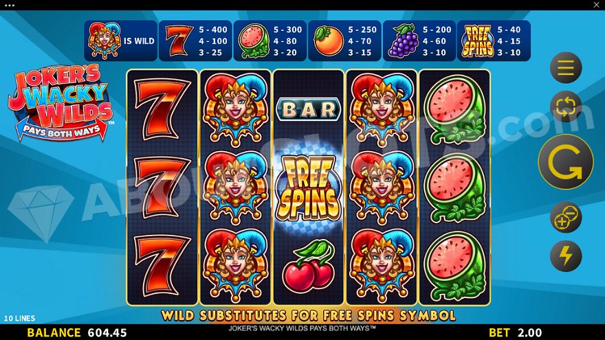 recensione slot Joker's Wacky Wilds Pays Both Ways