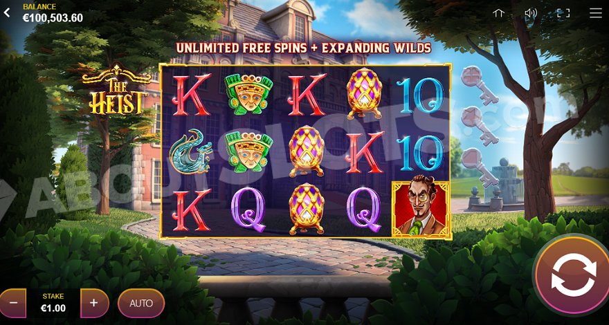 recensione slot The Heist