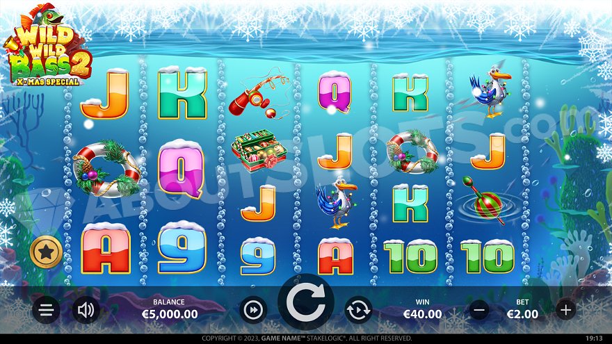 recensione slot Wild Wild Bass 2 Xmas Special