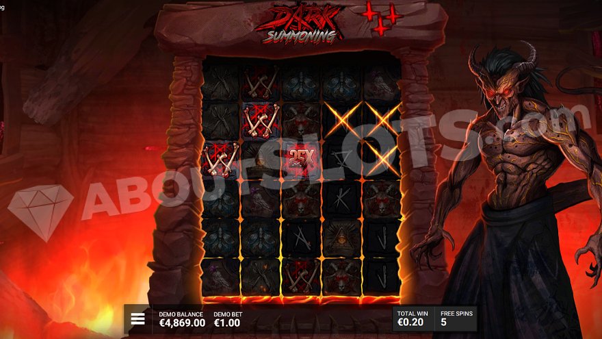 slot Dark Summoning - Giri Gratuiti Trial by Hellfire