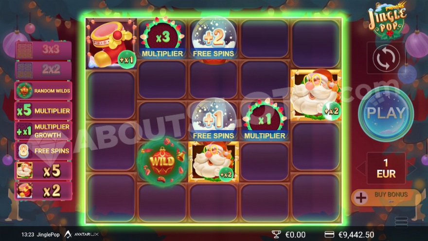slot JinglePop - Rullo dei premi