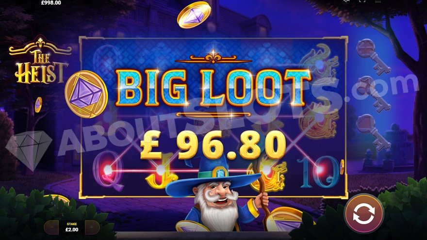 slot The Heist - Grande bottino