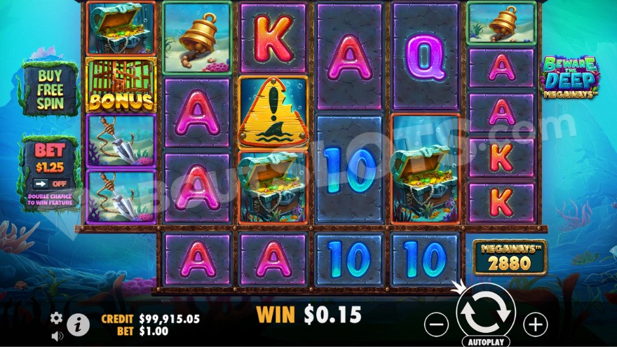 recensione slot Beware The Deep Megaways