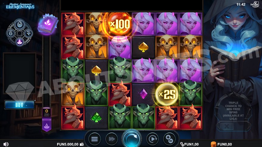 recensione slot Shadow Summoner Elementals