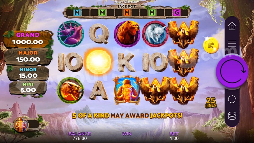 recensione slot Woolly Wilds MAX