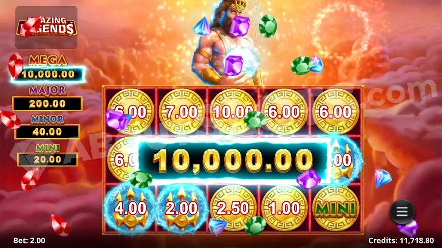 slot Amazing Legends - Mega vincita