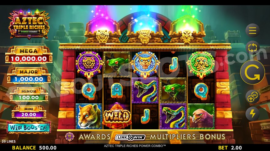 recensione slot Aztec Triple Riches Power Combo