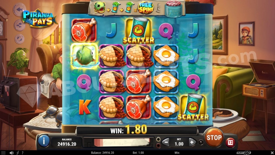 slot Piranha Pays - Attivazione Giri gratis