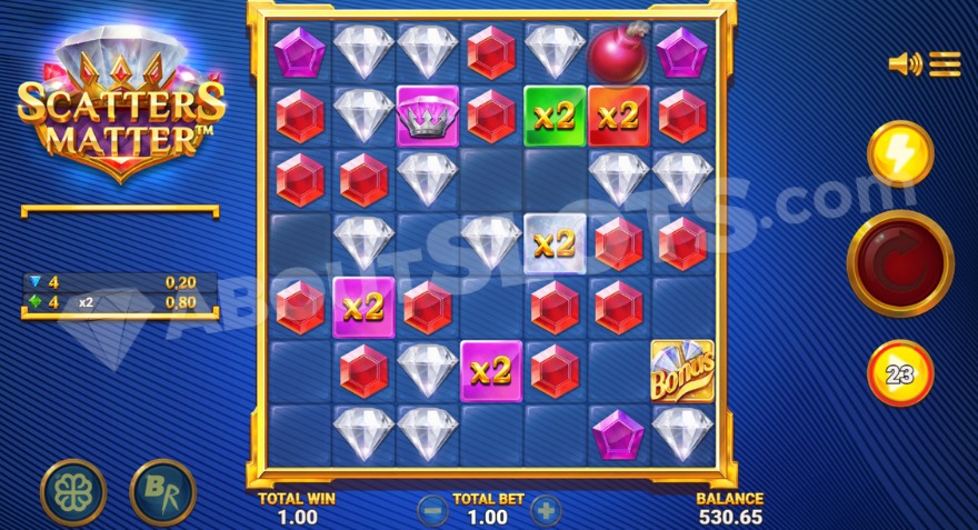 slot Scatters Matter - Simbolo Blank Exploder