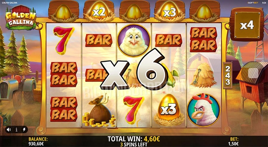 Slot Golden Gallina - Giri gratis