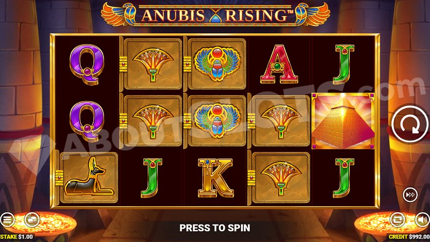 recensione slot Anubis Rising