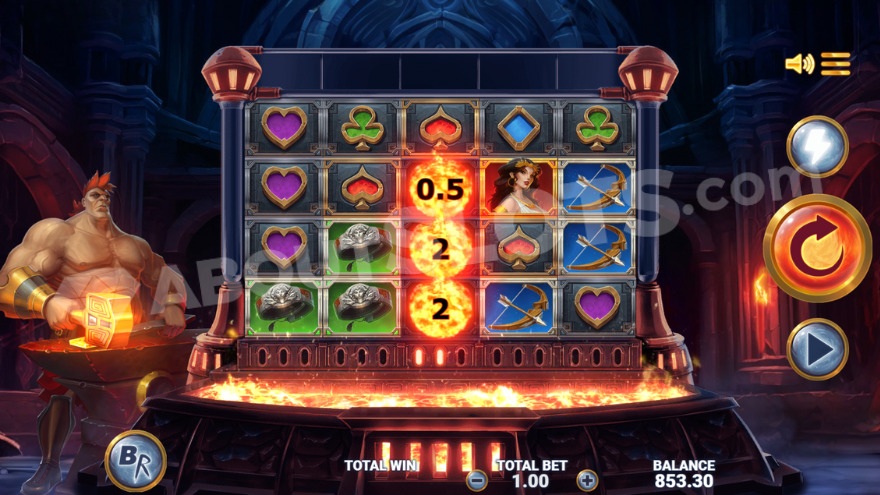 recensione slot Forge of Hephaestus