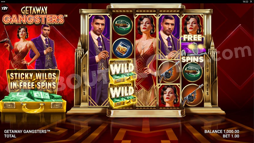 recensione slot Getaway Gangsters