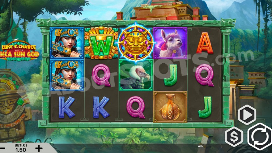 recensione slot Luke E.Chance and the Inca Sun God