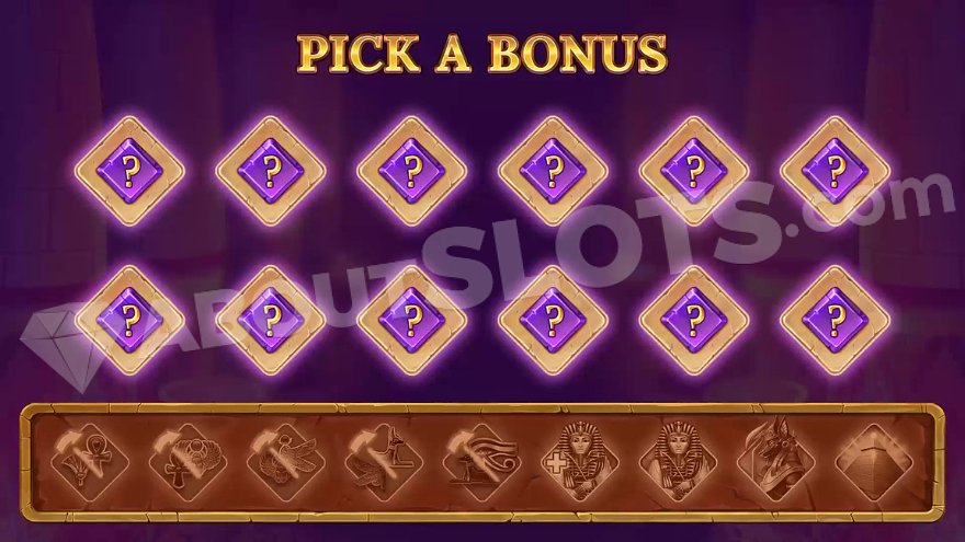 slot Anubis Rising - Scelta bonus